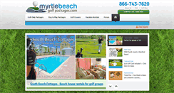Desktop Screenshot of myrtlebeachgolfpackages.com